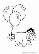 Eeyore Coloring Pages Birthday Printable Disney Sheets Party Fun Educationalcoloringpages Visit Pooh Winnie Colouring Kids Happy sketch template