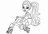 Monster High Coloring Pages Mermaid Abbey Sheets Printable Print Logo Getcolorings Frankie Printables Popular Color Library Clipart Ziyaret Et Coloringhome sketch template