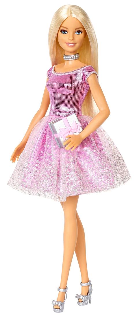 Barbie Doll And Accessory Lovely Novelty Pink Party Dresses Happy