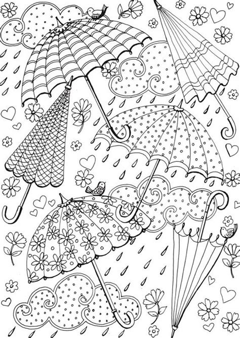 spring coloring sheets umbrella coloring page spring coloring pages