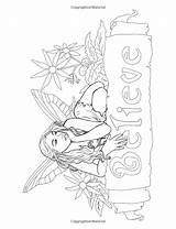 Coloring Pages Fairy Selina Fenech Adult Book Mythical Forest Fantasy Mystical Elf Fae Colouring Pixie Wings Myth Legend Books Elvish sketch template