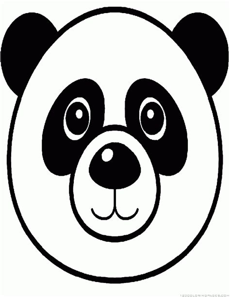 panda pictures  print coloring home