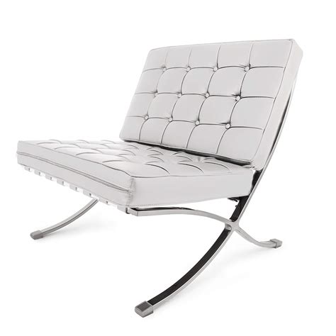 Buy Happybuy Mid Century Modern Classic Barcelona Style Lounge Chair Pu