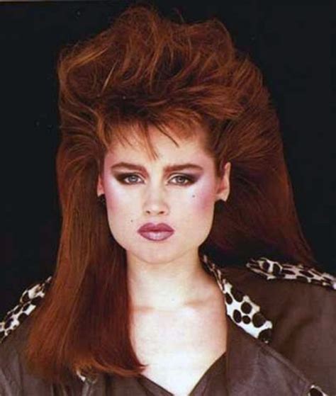1980s The Period Of Women Rock Hairstyle Boom 80s Big Hair 80s Hair
