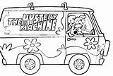 Mystery Machine Coloring Pages Scooby Doo Drawing Machines Simple Color Paintingvalley Printable Getcolorings Explore Collection sketch template