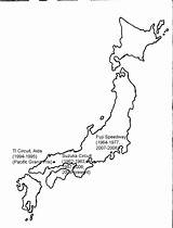 Japan Map Drawing Getdrawings sketch template