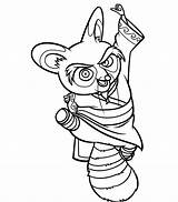 Panda Fu Kung Colorare Da Disegni Coloring Pages Kids Bambinievacanze Character Tigger sketch template