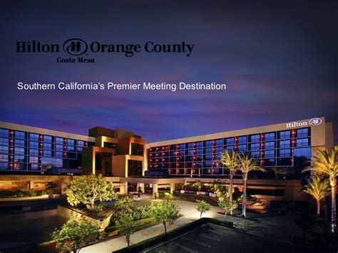 hilton orange countycosta mesa hotel slideshow