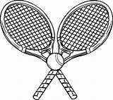 Tennis Racket Rackets Racquet 17qq Raquettes Wecoloringpage sketch template