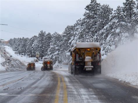 winters  stand arizona  pummeled  snow    npr