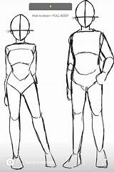 Cuerpo Bocetos Tutoriales Posturas Anatomía Cuaderno sketch template