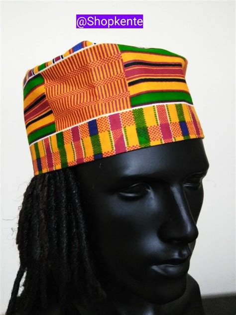 kente  unisex kufi hat african hat kufi african hat etsy african hats african women