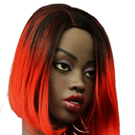 H030 Elegant African Sex Doll Head With High Forehead – Linkdolls