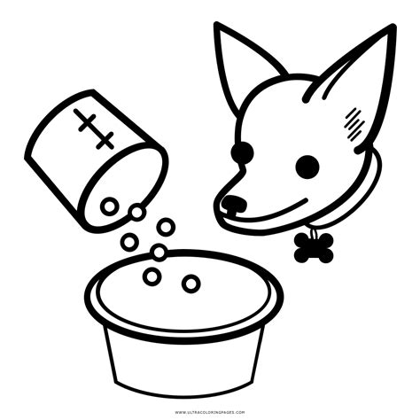 dog food coloring page ultra coloring pages