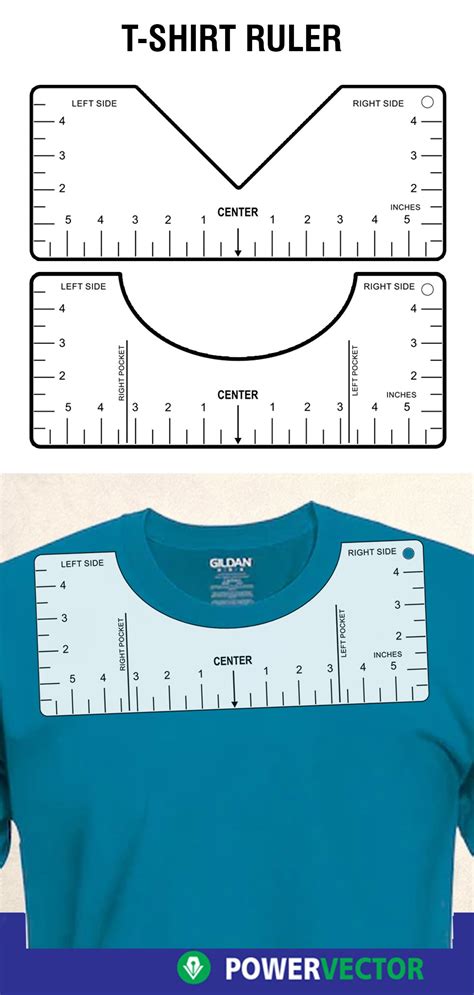 printable  shirt alignment tool template  printable templates