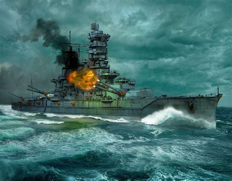 Ijn Battleship Kongo 1944 On Behance Pearl Harbour Attack Us