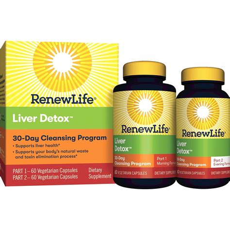 Buy Renew Life Adult Cleanse Liver Detox 2 Part 30 Day Program