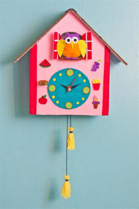 cuckoo clock   cardboard  kids budsies custom