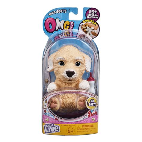 omg   pets soft squishy puppy    life interactive