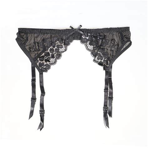 Sexy Garters Female Lace Floral Bow Decoration Sexy Garter Belts For