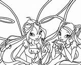Coloring Pages Winx Charmix sketch template