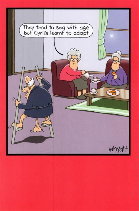 Funny Sag With Age Year Birthday Greeting Card Cards Love Kates