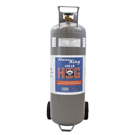 Flame King 100 Lbs Horizontal And Vertical Hog Propane Cylinder With