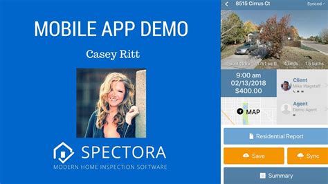 spectora mobile app demo mobile home inspection app youtube