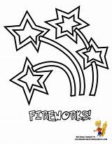 Coloring Pages Fireworks Printable Firework July 4th Az Library Clipart Woodcutter Honest Line Clip Popular sketch template