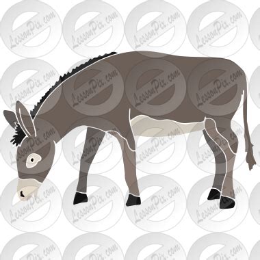 donkey stencil  classroom therapy  great donkey clipart