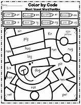 Phonics Preschool Rhyming Vowels Subtraction Vowel sketch template