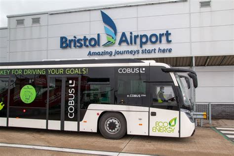 bristol airport trials electric airside bus bristol airport spotting