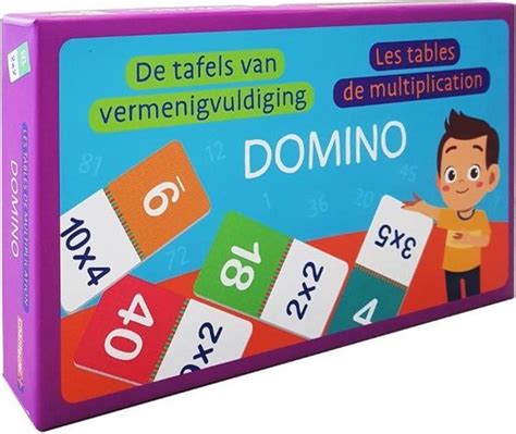 dominos dominospel de tafels van vermenigvuldiging nlfr games bol
