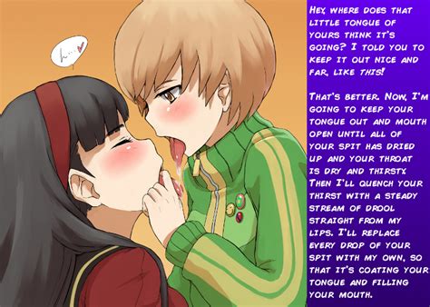 open wide 1 femdom spitting saliva anime hentai captions hentai online porn manga and doujinshi