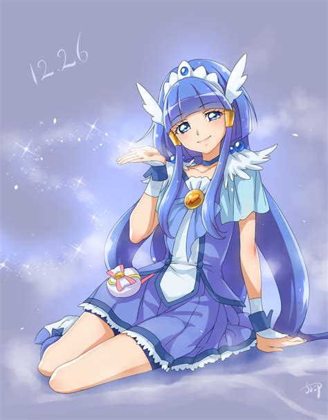aoki reika and cure beauty precure and 1 more drawn by