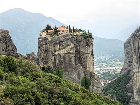 visiting  stunning meteora monasteries  greece  collette