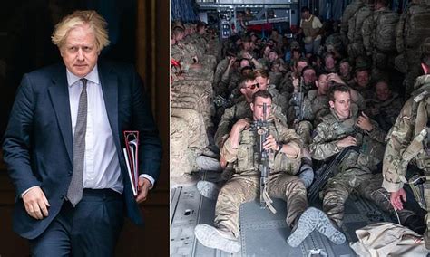 boris johnson is lost in admiration for troops after kabul airlift