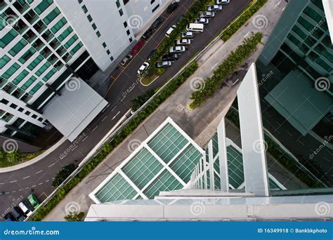 top  view stock photo image  outdoor parking