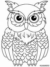 Buhos Owls Buos Búho Sitting Kleuren Buho Búhos Hibou Uilen Zitten Corujas Songbird sketch template