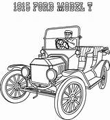 Ford Coloring Model Pages Car 1915 Colouring Truck Lifted Raptor Iron Man F150 Outline Getcolorings Color Printable Divyajanani sketch template