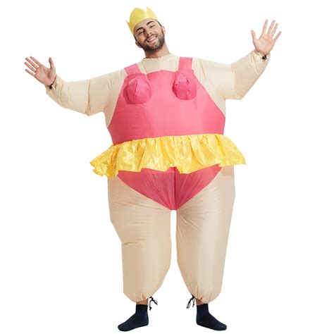 Adult Size Inflatable Costume Funny Fancy Dresses Adult Chub Suit
