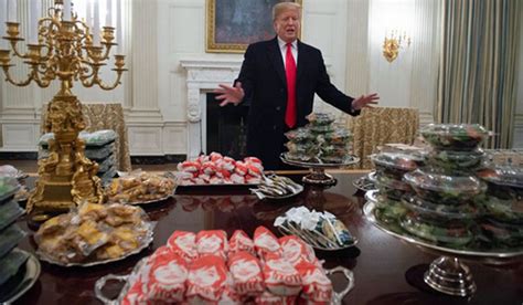 trump misspells hamburger burger king   hell  week