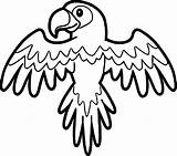 Parrot Coloring Pages Wecoloringpage Animal sketch template