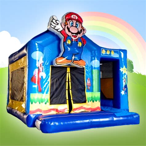 Super Mario Combi Castle Alans Bouncy Castlesalans Bouncy Castles