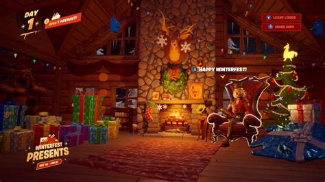 fortnite winterfest presents     daily gifts