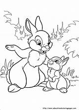 Disney Coloring Bunnies Pages Cartoon Kids Coloriage Kleurplaat Fun Color Cute Para Drawings Imprimir Sheets Colorear Dibujos Books sketch template