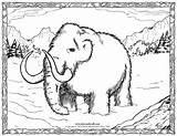 Mammoth Coloring Woolly Pages Age Wooly Ice Kids Color Stone Social Drawing Printable Draw Facts Print Clipart Studies Printables Getcolorings sketch template