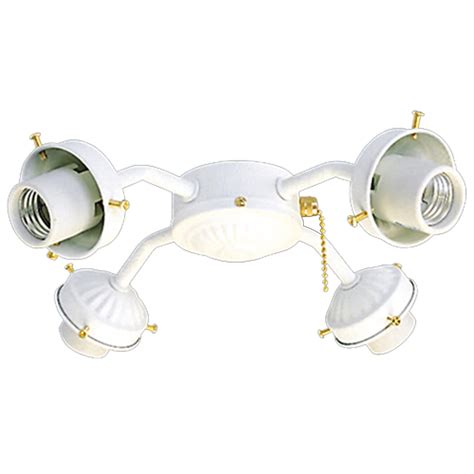shop harbor breeze  light textured white ceiling fan light kit  shade  included glass