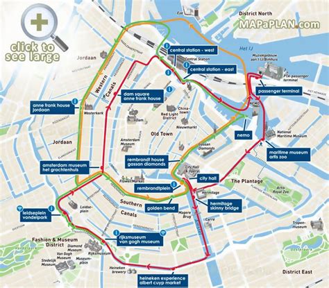 amsterdam maps top tourist attractions free printable city street
