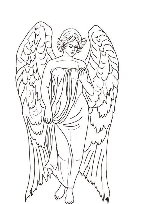 angel coloring pages edea smith